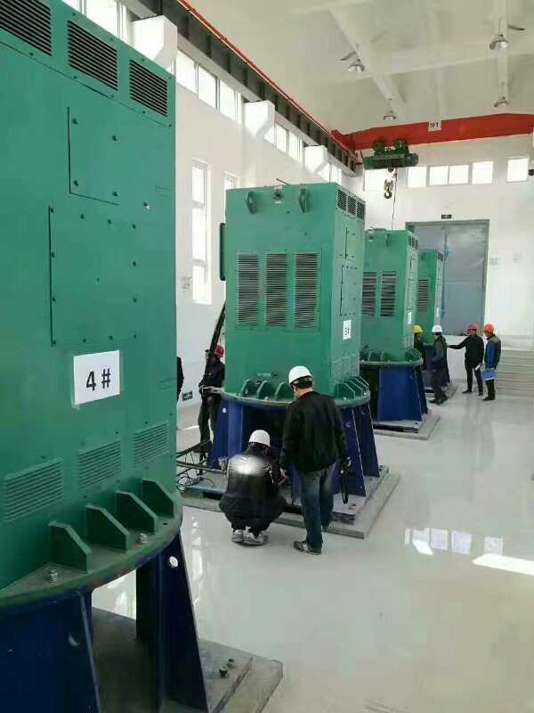 400KW某污水处理厂使用我厂的立式高压电机安装现场安装尺寸
